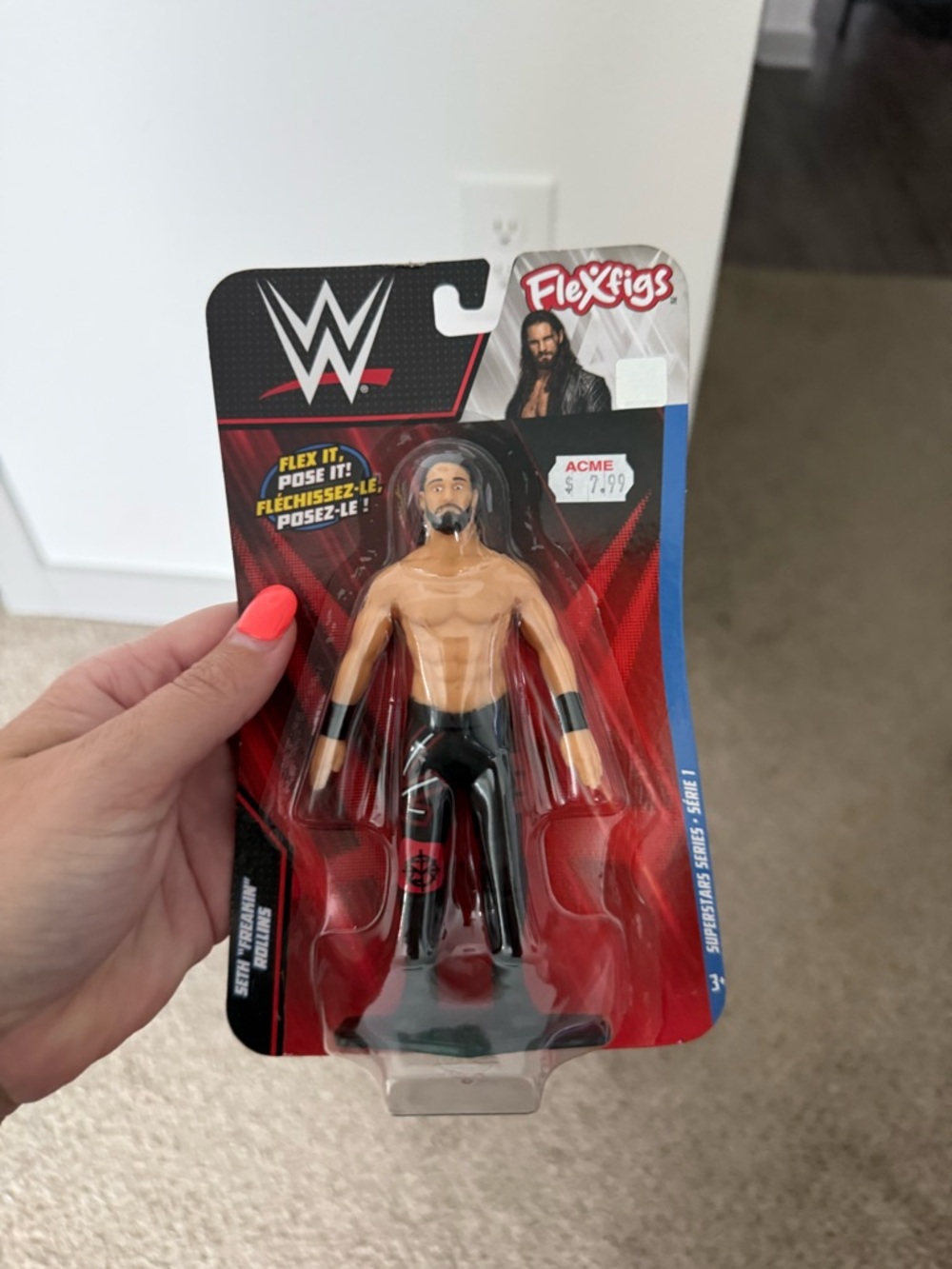 WWE Flex'figs Seth Rollins Figure